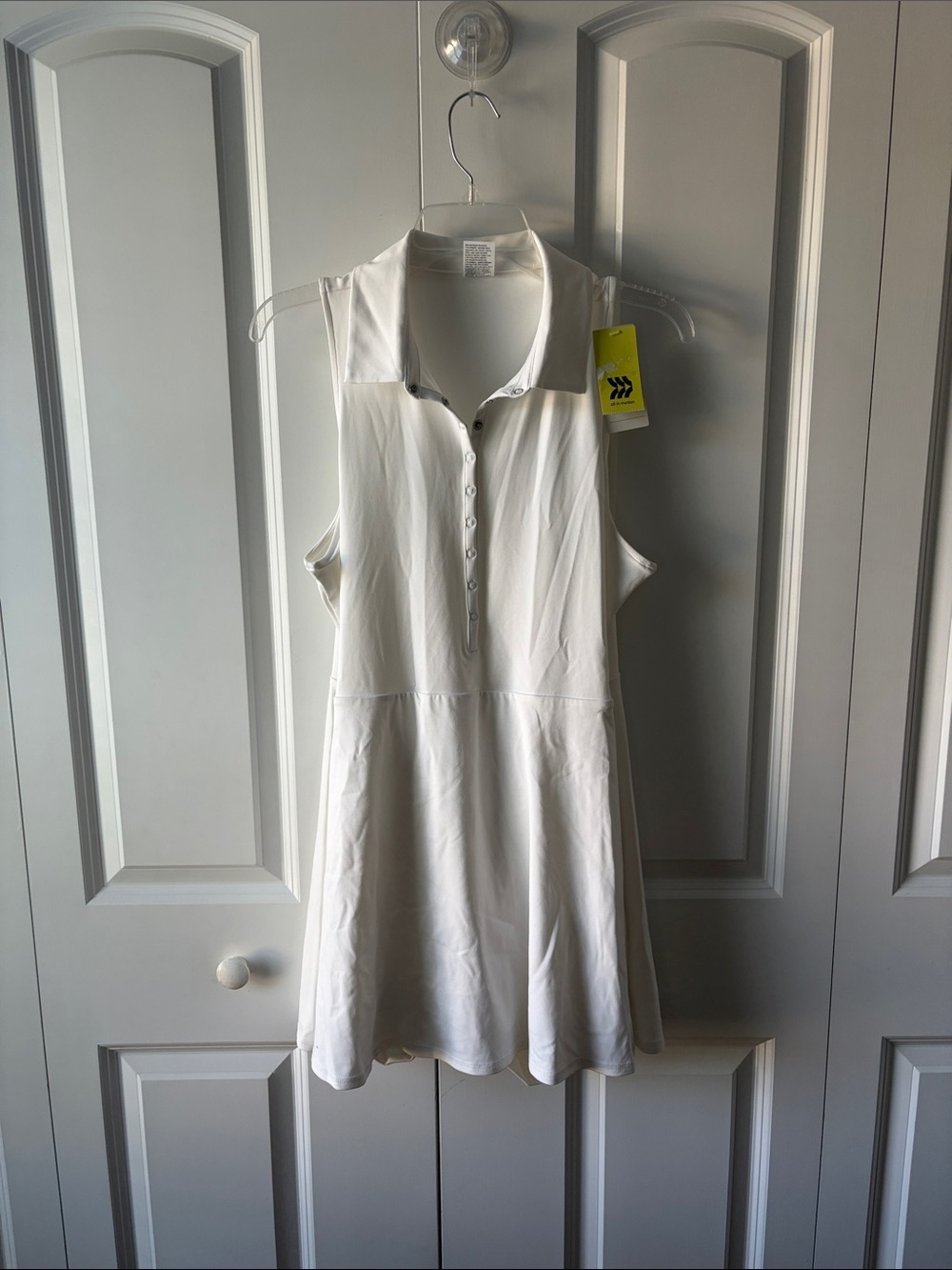 All in Motion Tennis Dress with Built in Shorts Size XL New Tenniscore Preppy